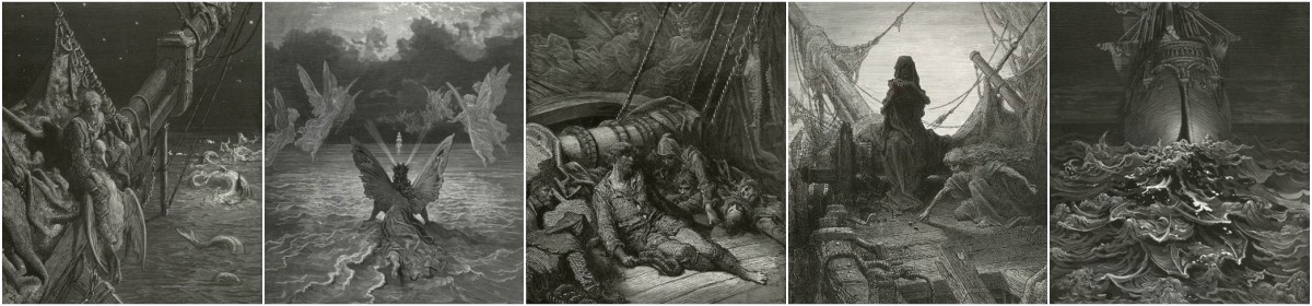 Gustave Dore illustration to The Rime of the Ancient Mariner, 1876 edition. Plates 13-25.  Art Prints at Artsy Craftsy