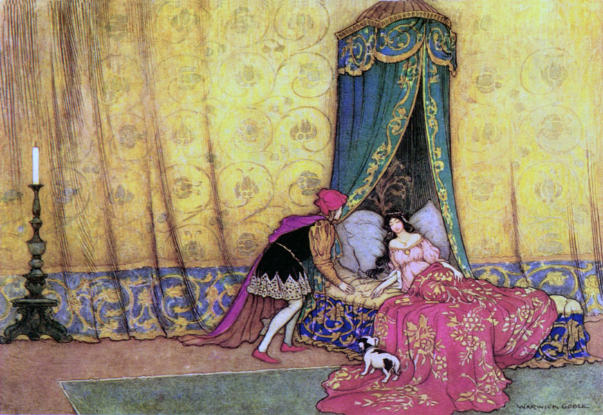 Sleeping Beauty, Warwick Goble, The Fairy Book