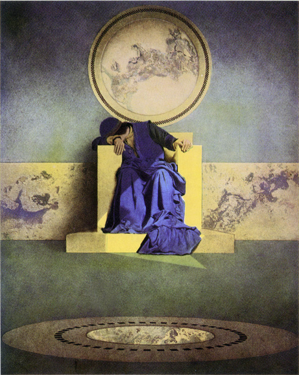 King of the Black Isles, by Maxfield Parrish, illustration to Arabian Nights